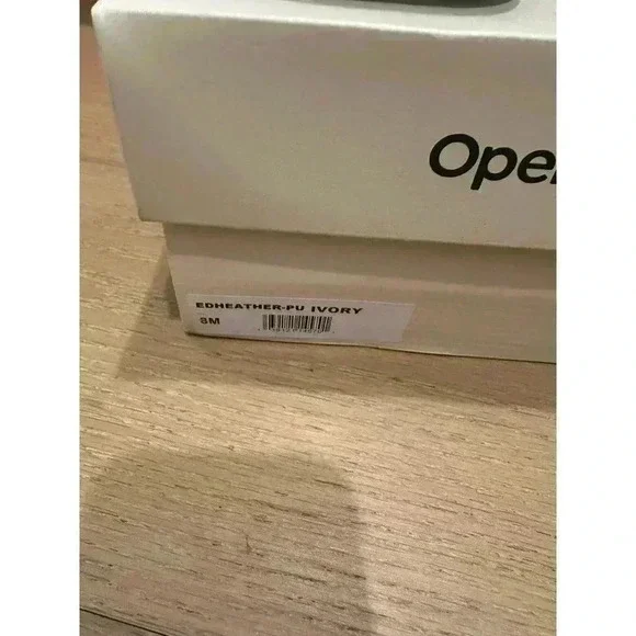 OPEN EDIT Ivory Leather Heather Platform Bit Loafer - Picture 4 of 5